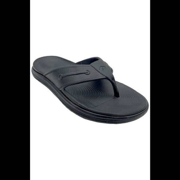 Sperry Float Thong Sandals Windward Black - Medium - Picture 1 of 3